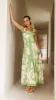 Mandy Maxi Dress - Sage / Cream sold by Billy J