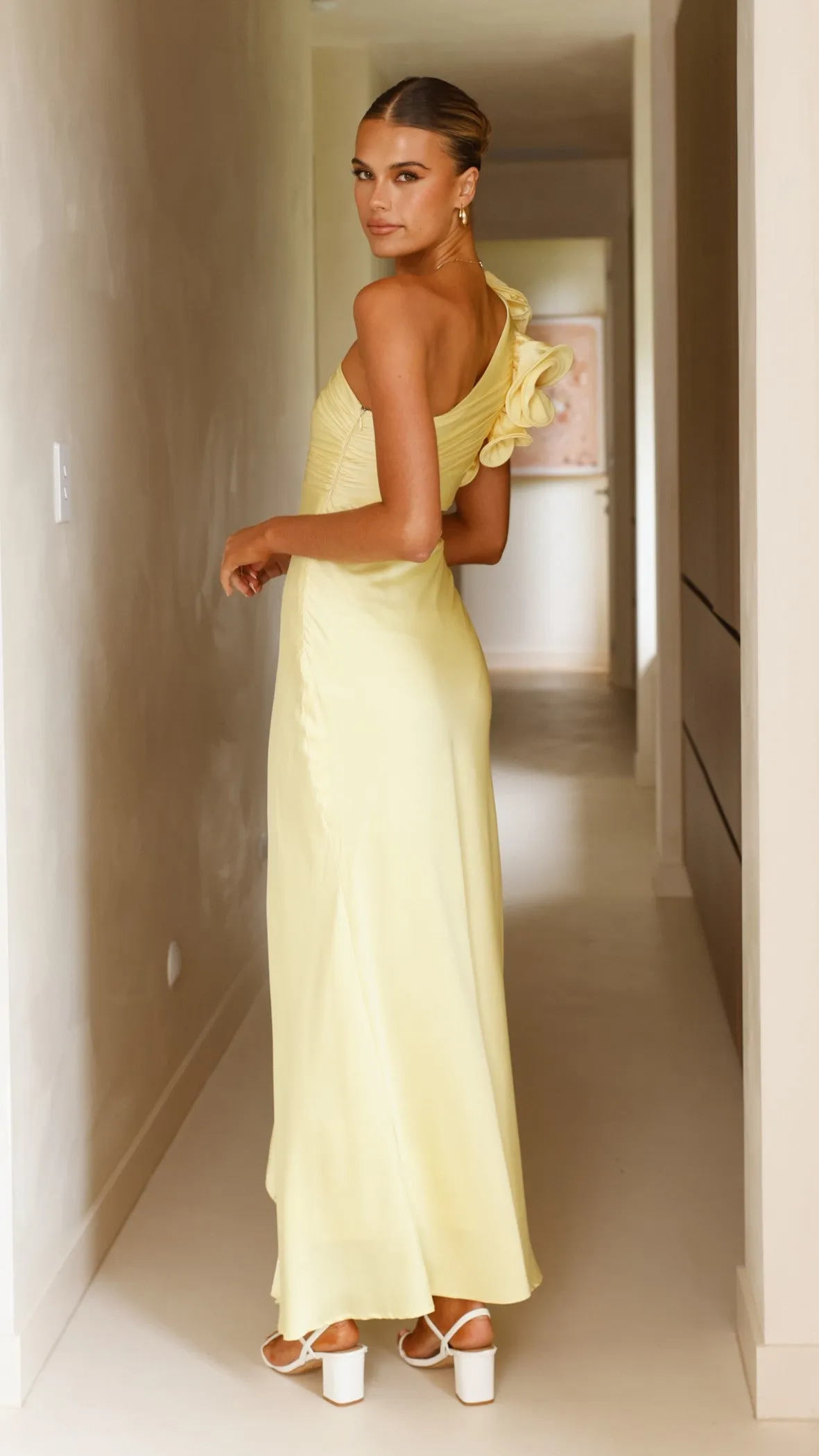 Zaida Maxi Dress - Yellow sold by Billy J product image thumbnail 5