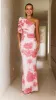 Amina Maxi Dress - Soft Pink Floral sold by Billy J
