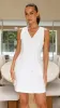 Basia Mini Dress - White sold by Billy J