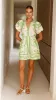 Lanie Shirt - Sage / Cream sold by Billy J
