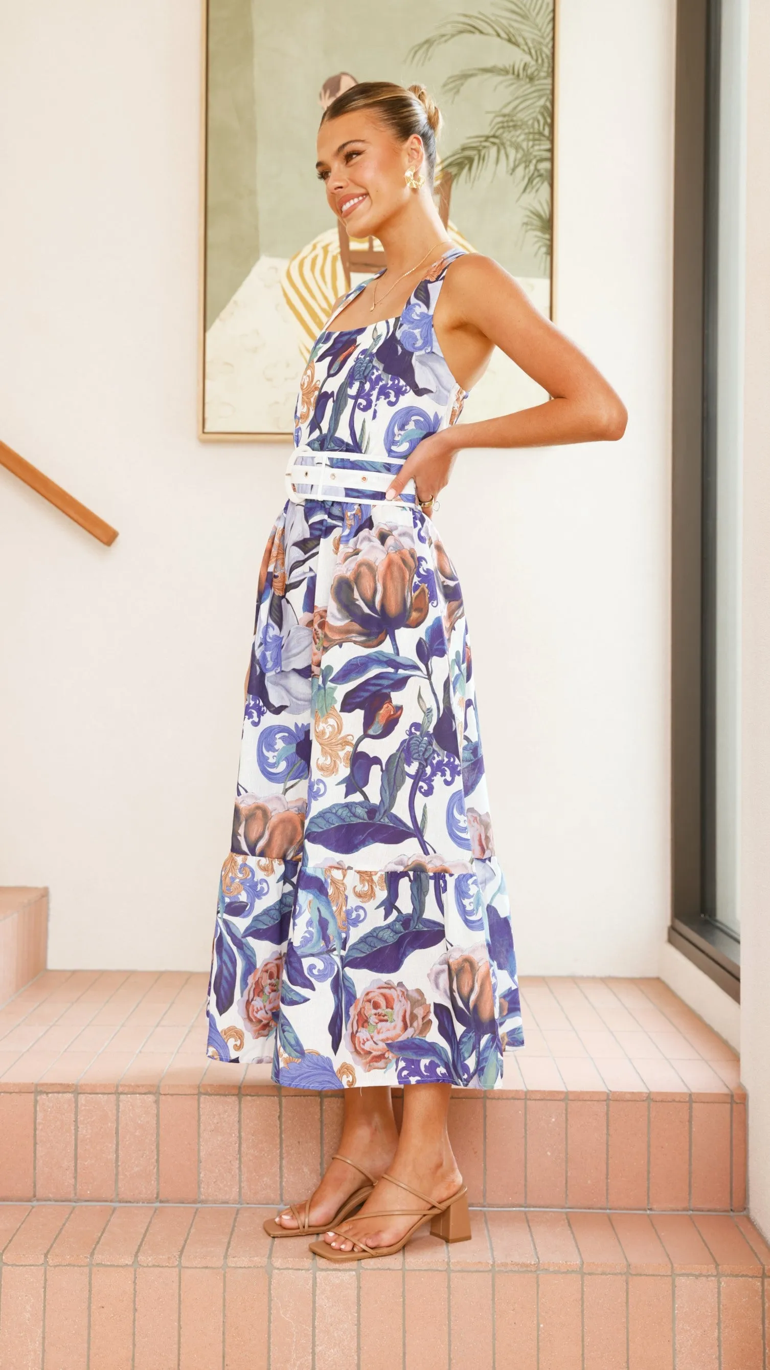 Reba Maxi Dress - Donatella Azure sold by Billy J product image thumbnail 3