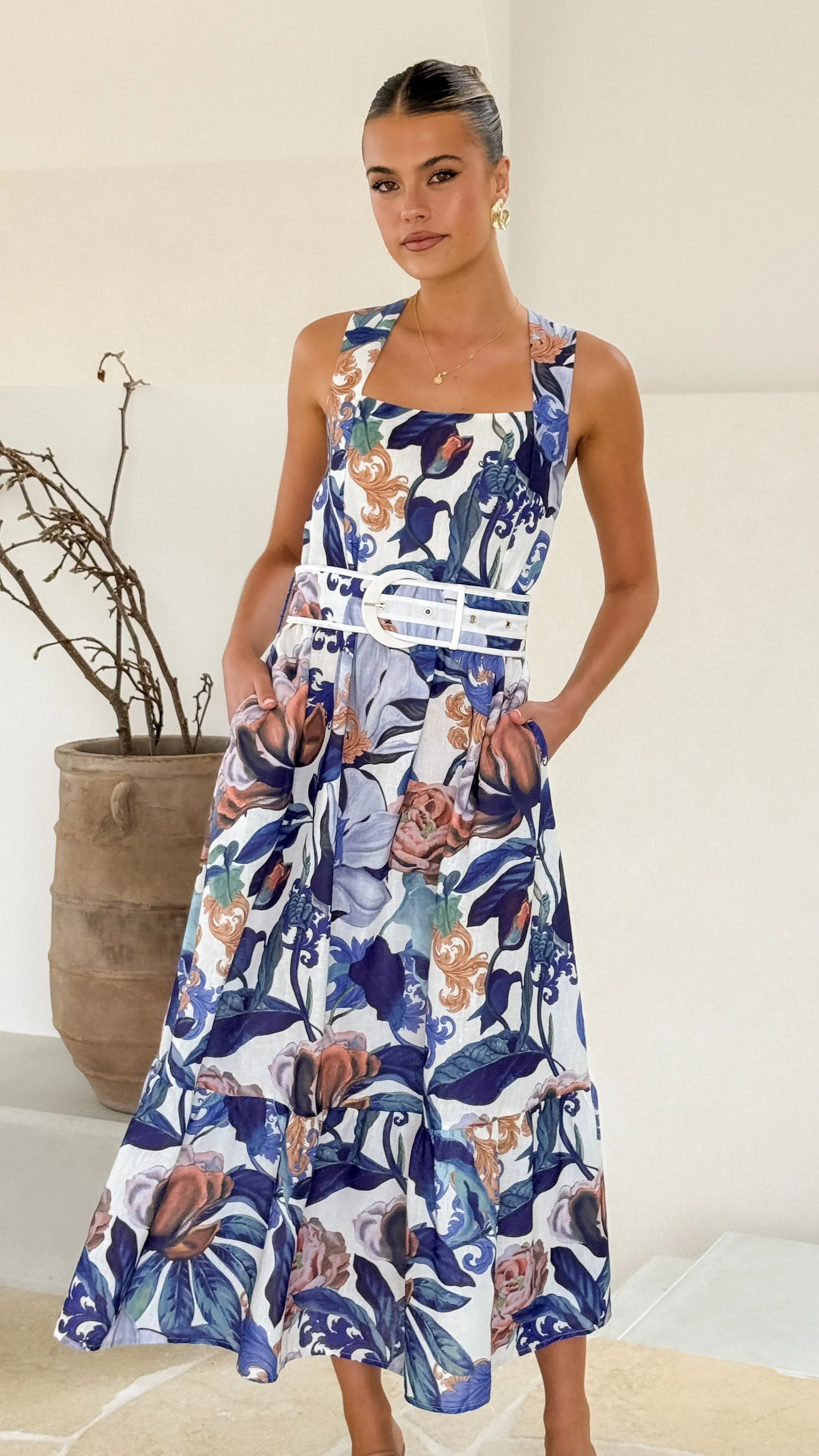 Reba Maxi Dress - Donatella Azure sold by Billy J product image thumbnail 4