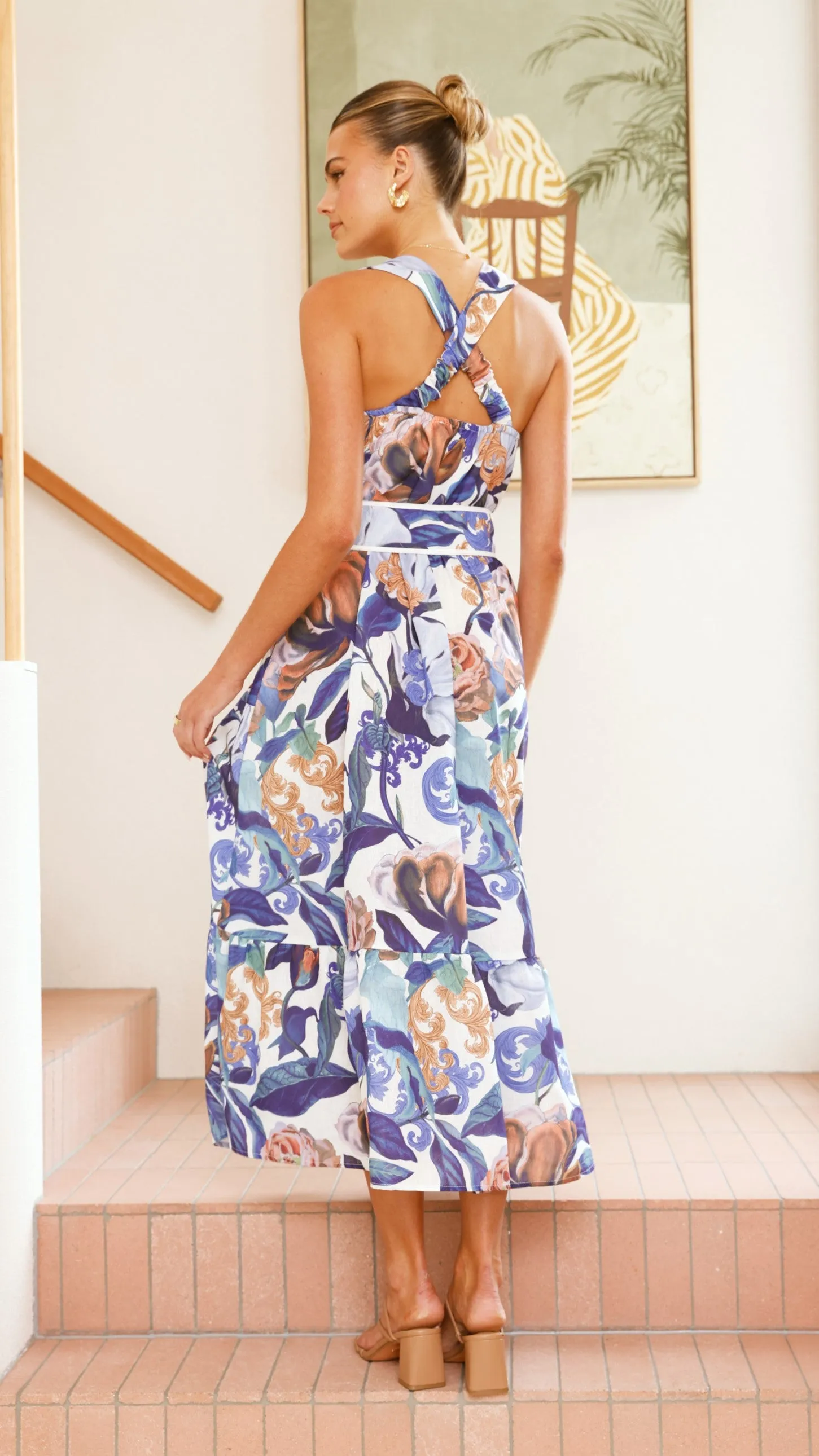 Reba Maxi Dress - Donatella Azure sold by Billy J product image thumbnail 2