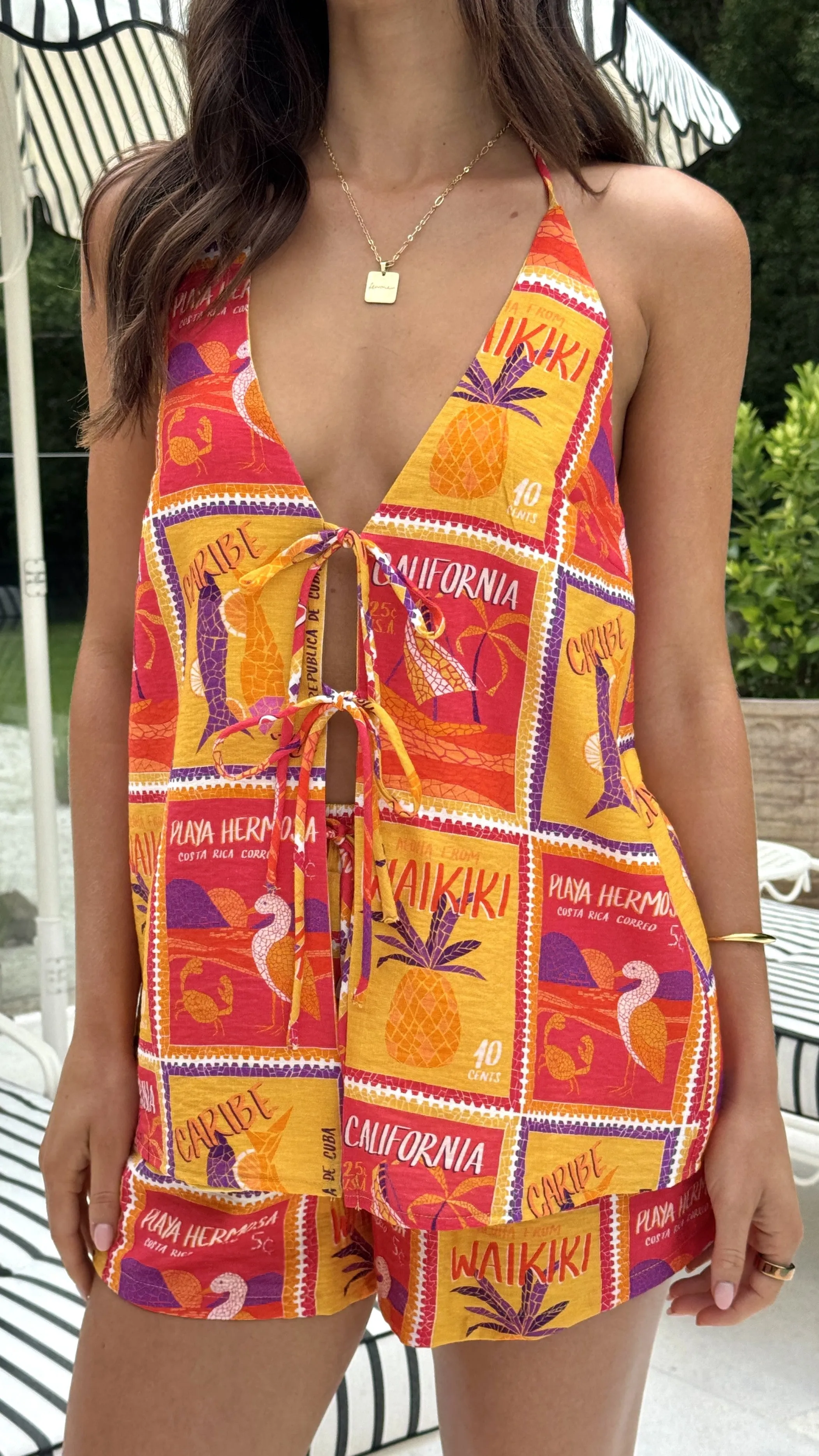 Octavia Shorts - Aloha Orange sold by Billy J product image thumbnail 5