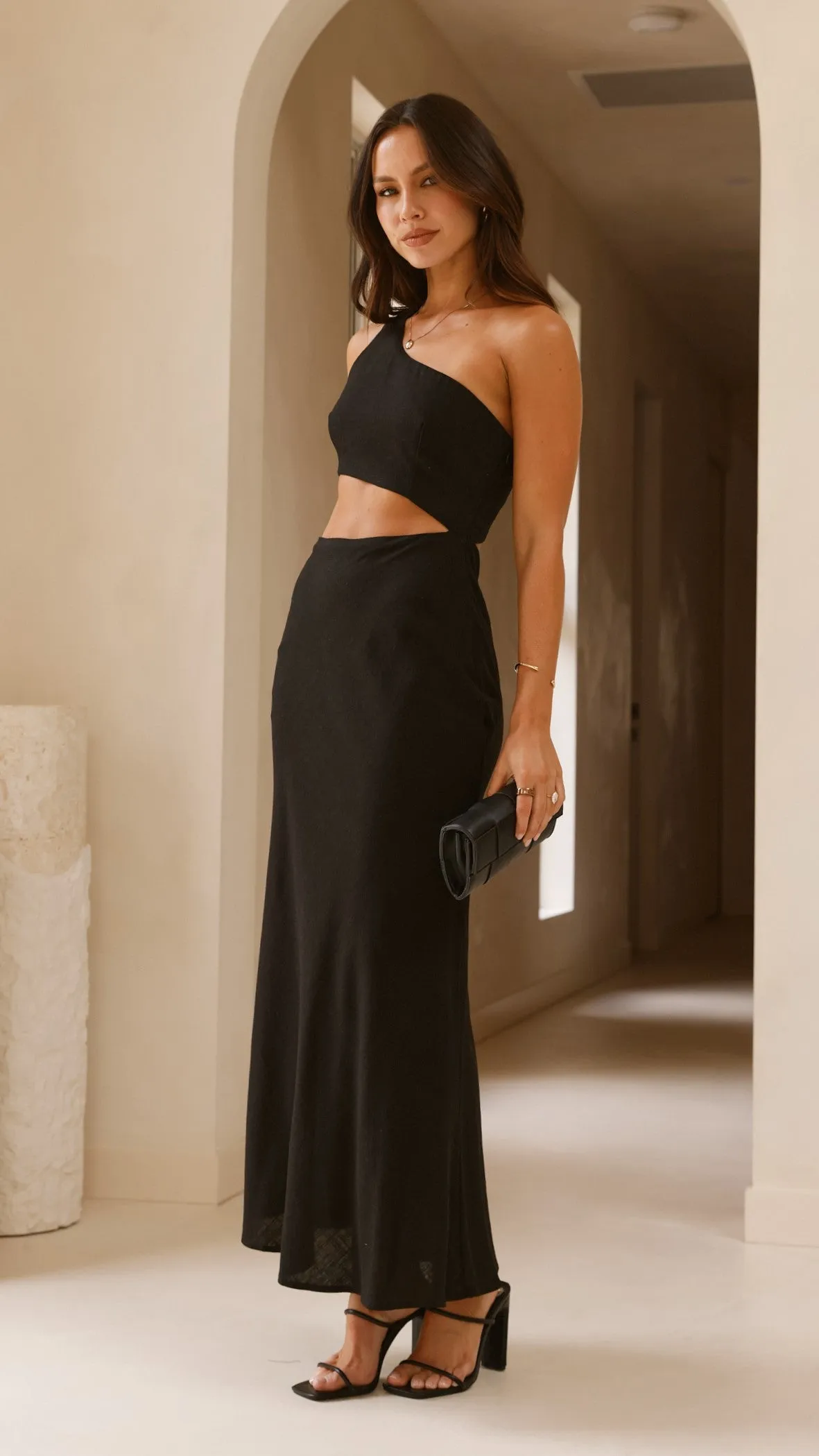 Abia Maxi Dress - Black sold by Billy J product image thumbnail 5