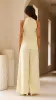 Melinda Halter Top - Soft Yellow sold by Billy J
