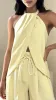 Melinda Halter Top - Soft Yellow sold by Billy J