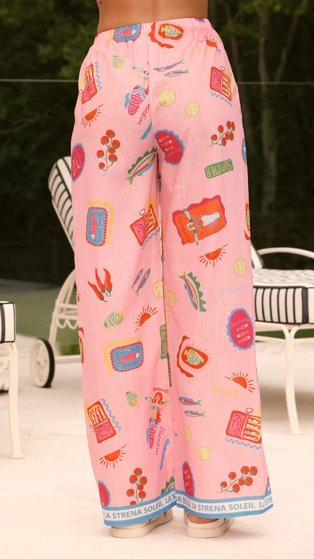 La Sirena Button Up Shirt and Pants Set - Pink Soleil sold by Billy J product image thumbnail 4