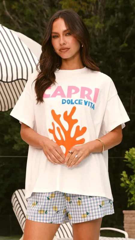 Capri Dolce Vita Top and Shorts Set - Reef sold by Billy J