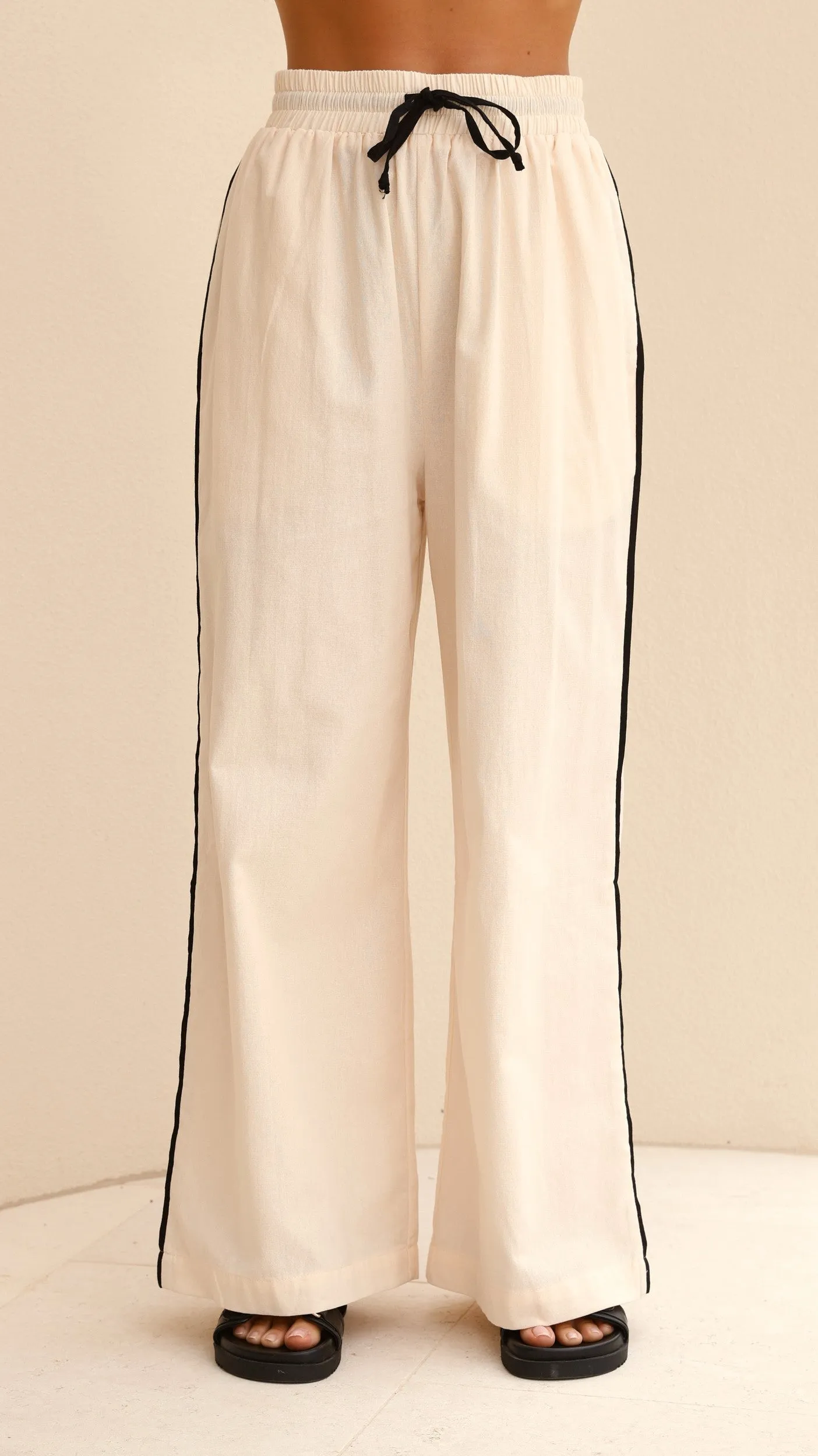 Basima Pants - Beige / Black sold by Billy J product image thumbnail 2