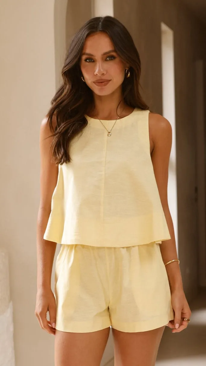 Alma Shorts - Yellow sold by Billy J product image thumbnail 4