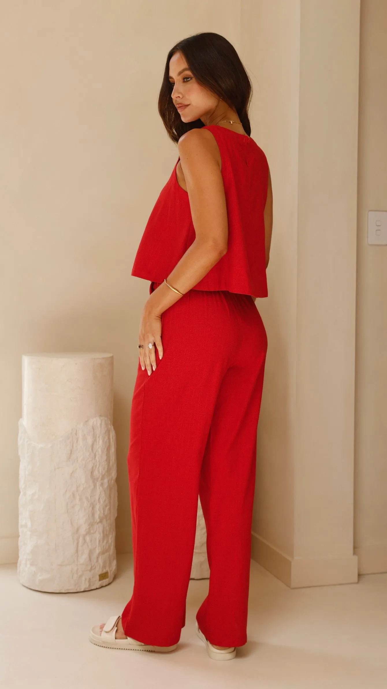 Valene Pants - Red sold by Billy J product image thumbnail 5