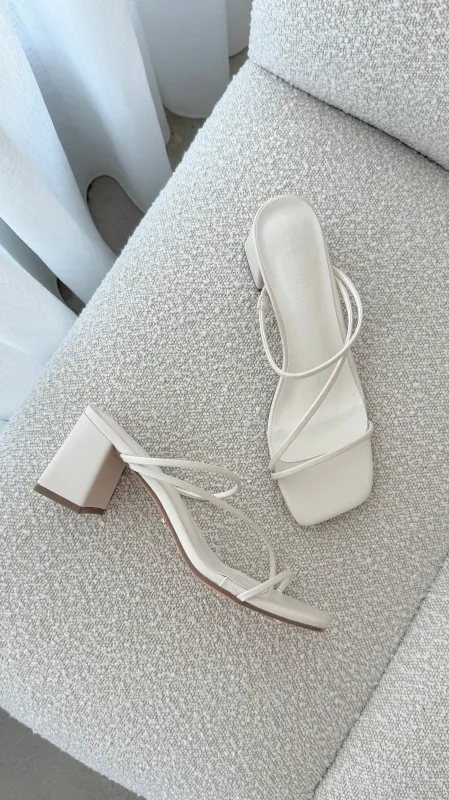 Yazmin Heel 2.0 - Ivory sold by Billy J
