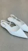 Iver Ballet Flats - White Raffia Texture sold by Billy J
