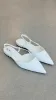 Iver Ballet Flats - White Raffia Texture sold by Billy J