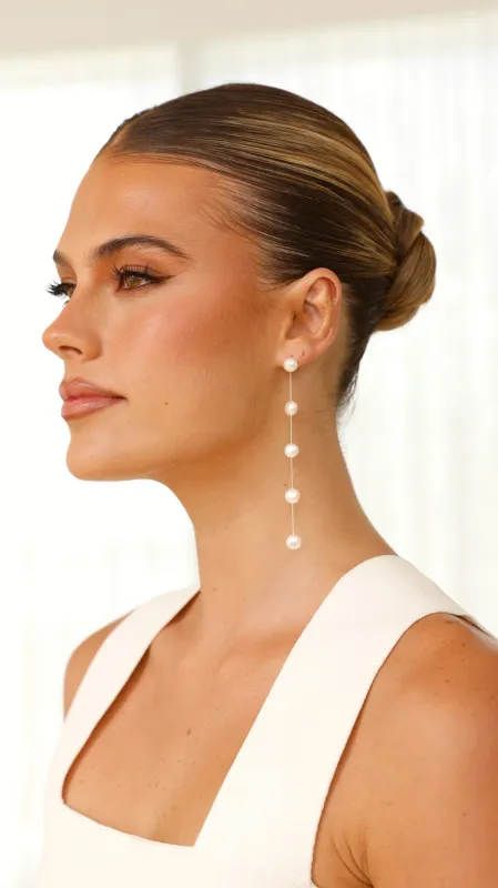 Wasaki 18K Gold Earrings - Gold / Pearl sold by Billy J