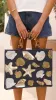 Audrina Beaded Seashells Bamboo Tote Bag - Navy / Gold sold by Billy J