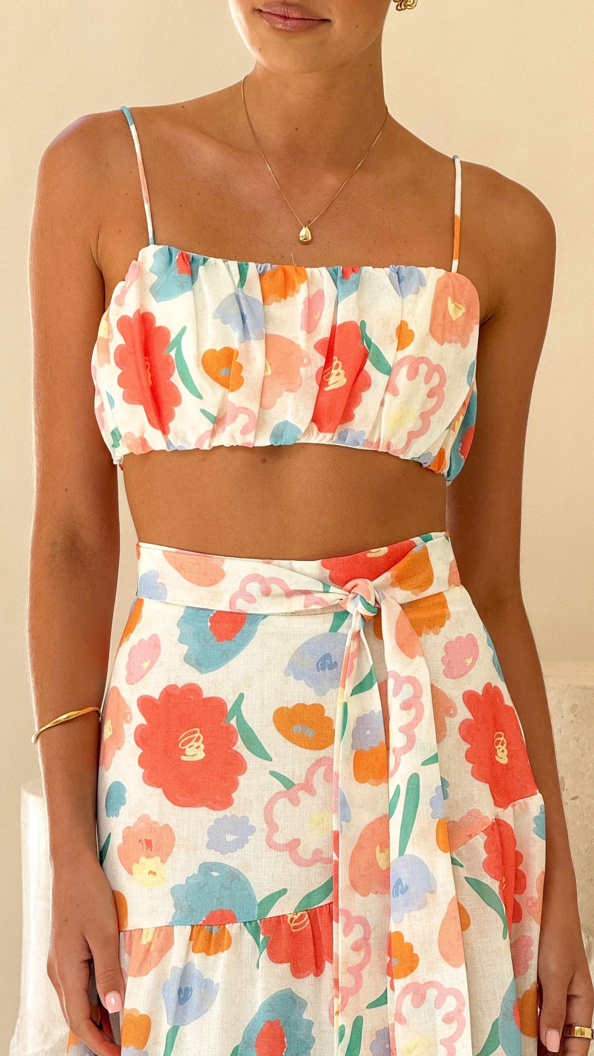 Saraya Top and Skirt Set - Floral Dream sold by Billy J product image thumbnail 3