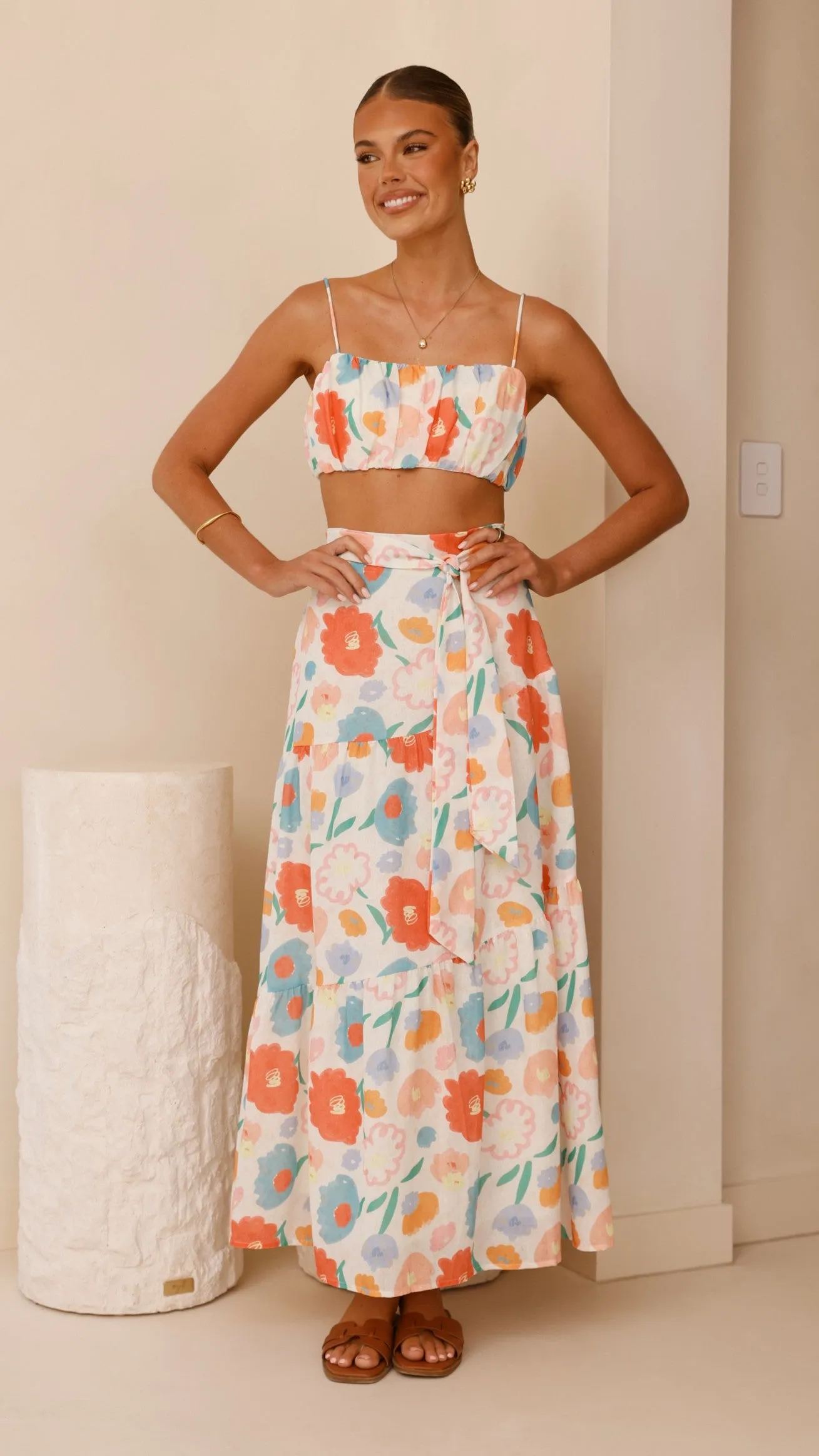 Saraya Top and Skirt Set - Floral Dream sold by Billy J