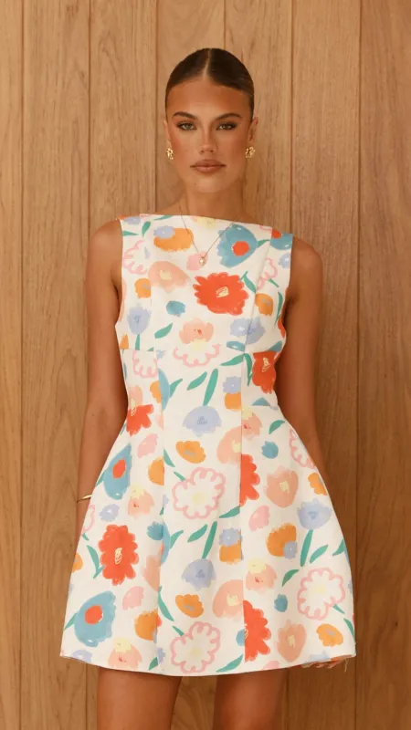 Rafiki Mini Dress - Floral Dream sold by Billy J