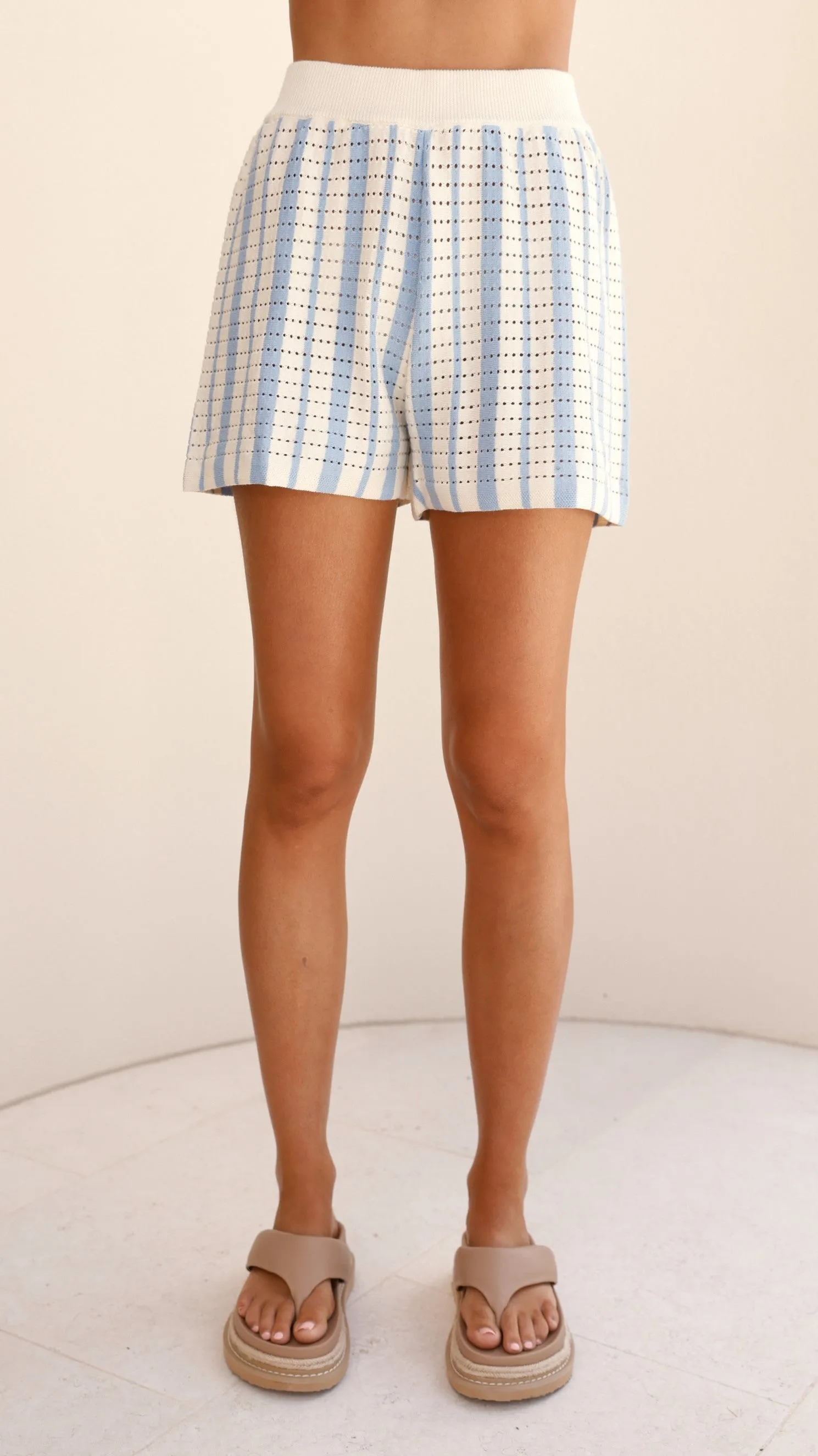 Leonie Knit Shorts - Blue sold by Billy J product image thumbnail 2