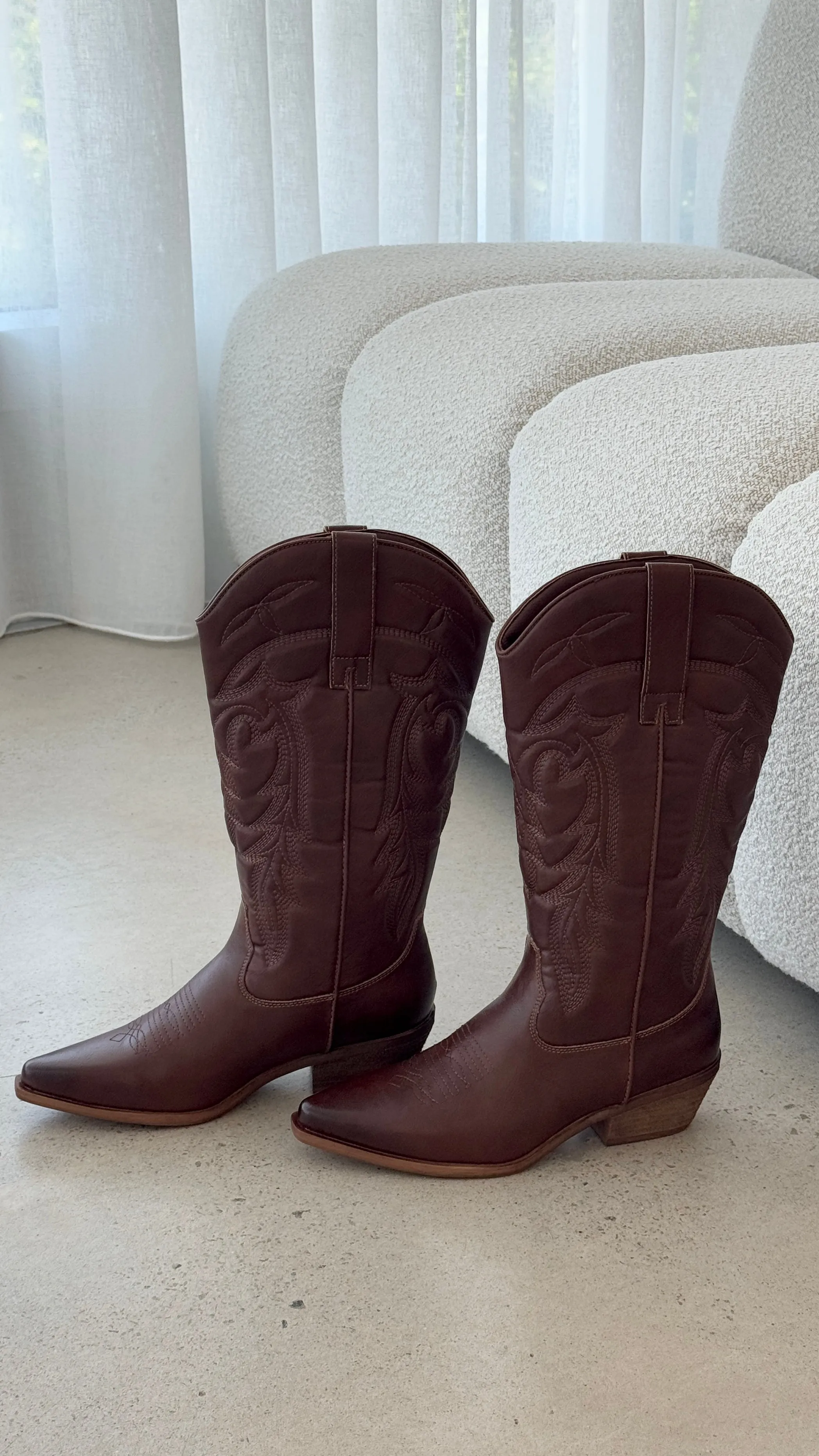 Ottilie Boots - Dark Tan sold by Billy J product image thumbnail 2