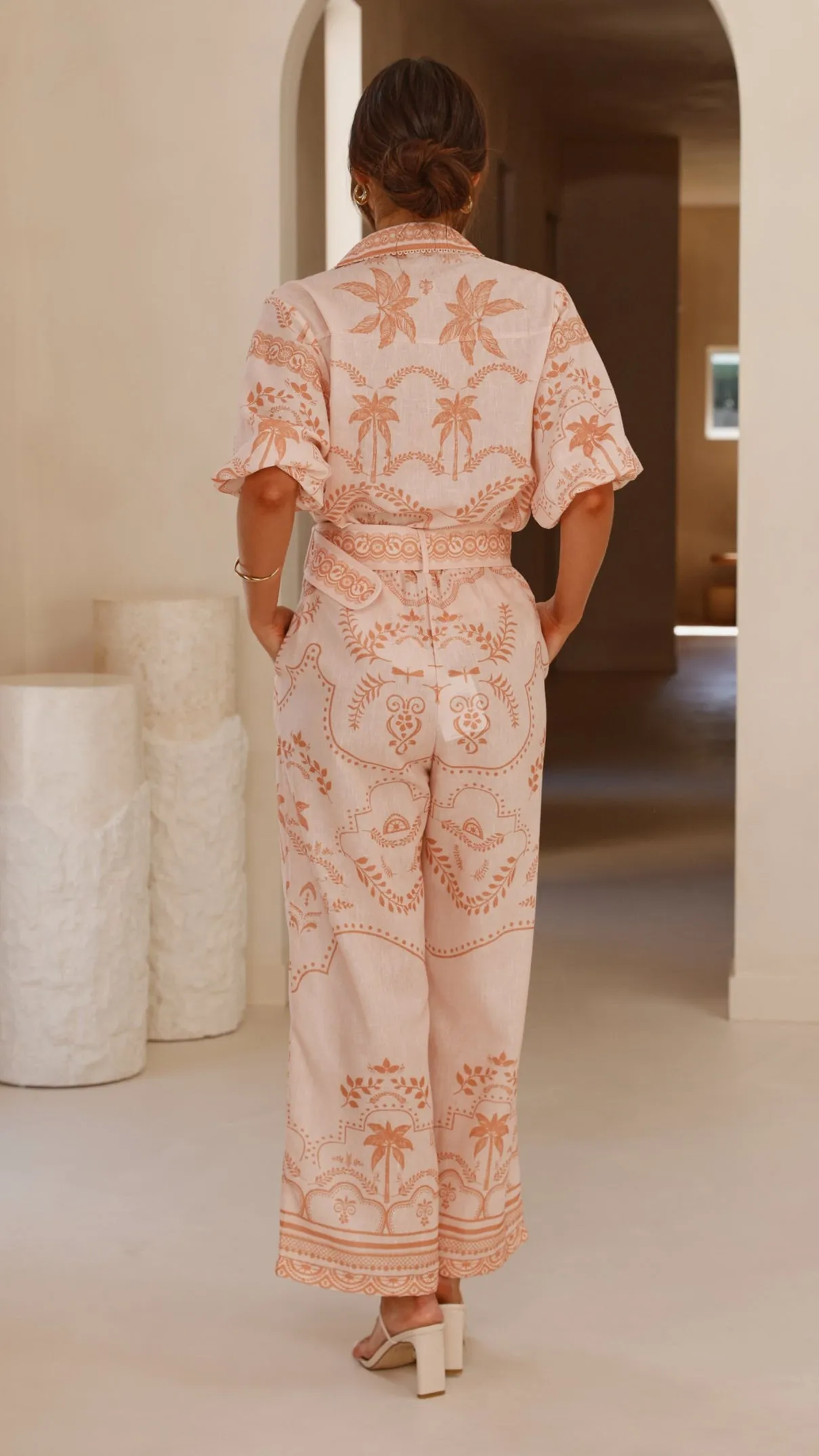 Xander Wide Leg Pants - Natural sold by Billy J product image thumbnail 2