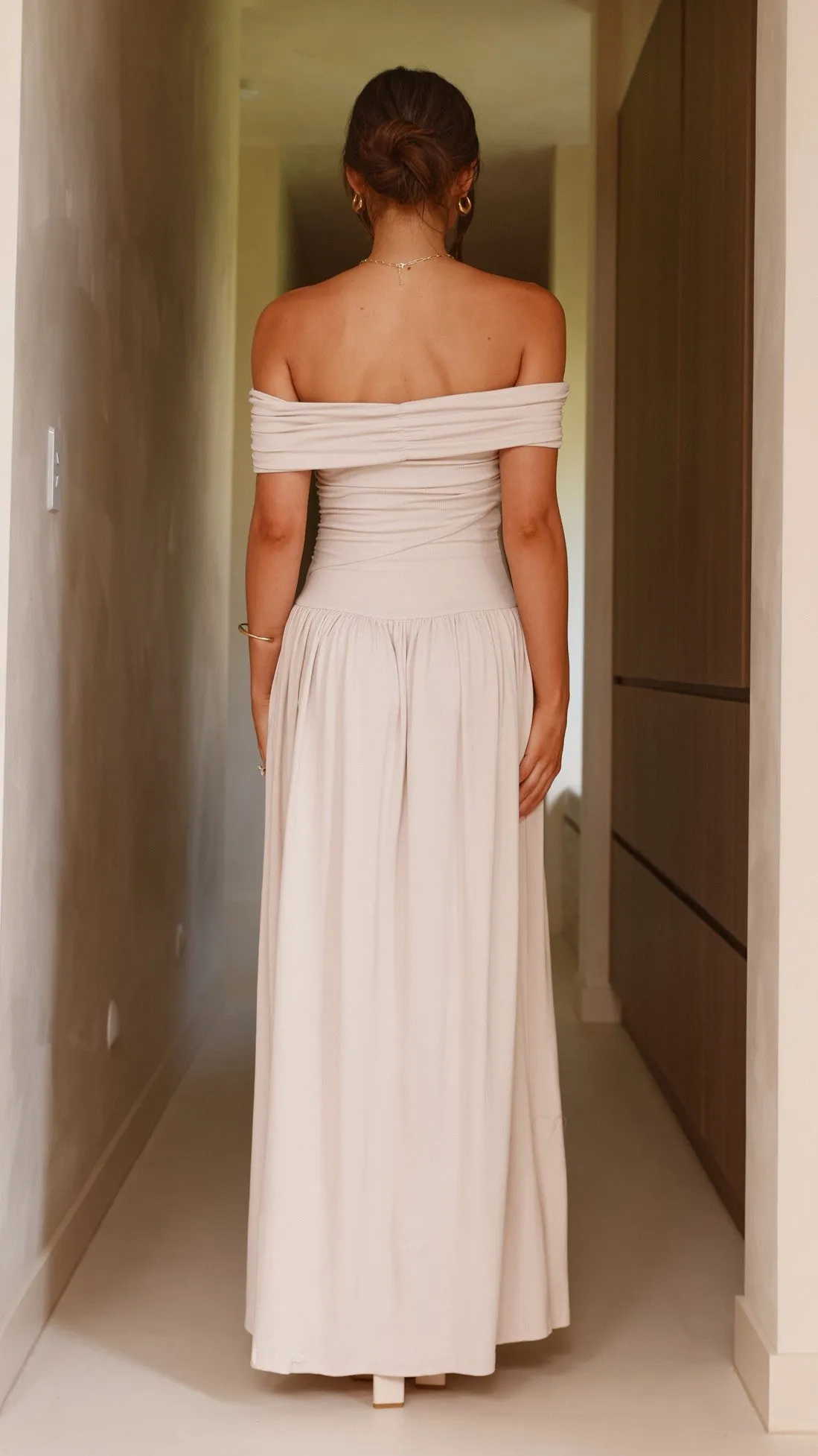 Manalla Maxi Dress - Stone sold by Billy J product image thumbnail 2