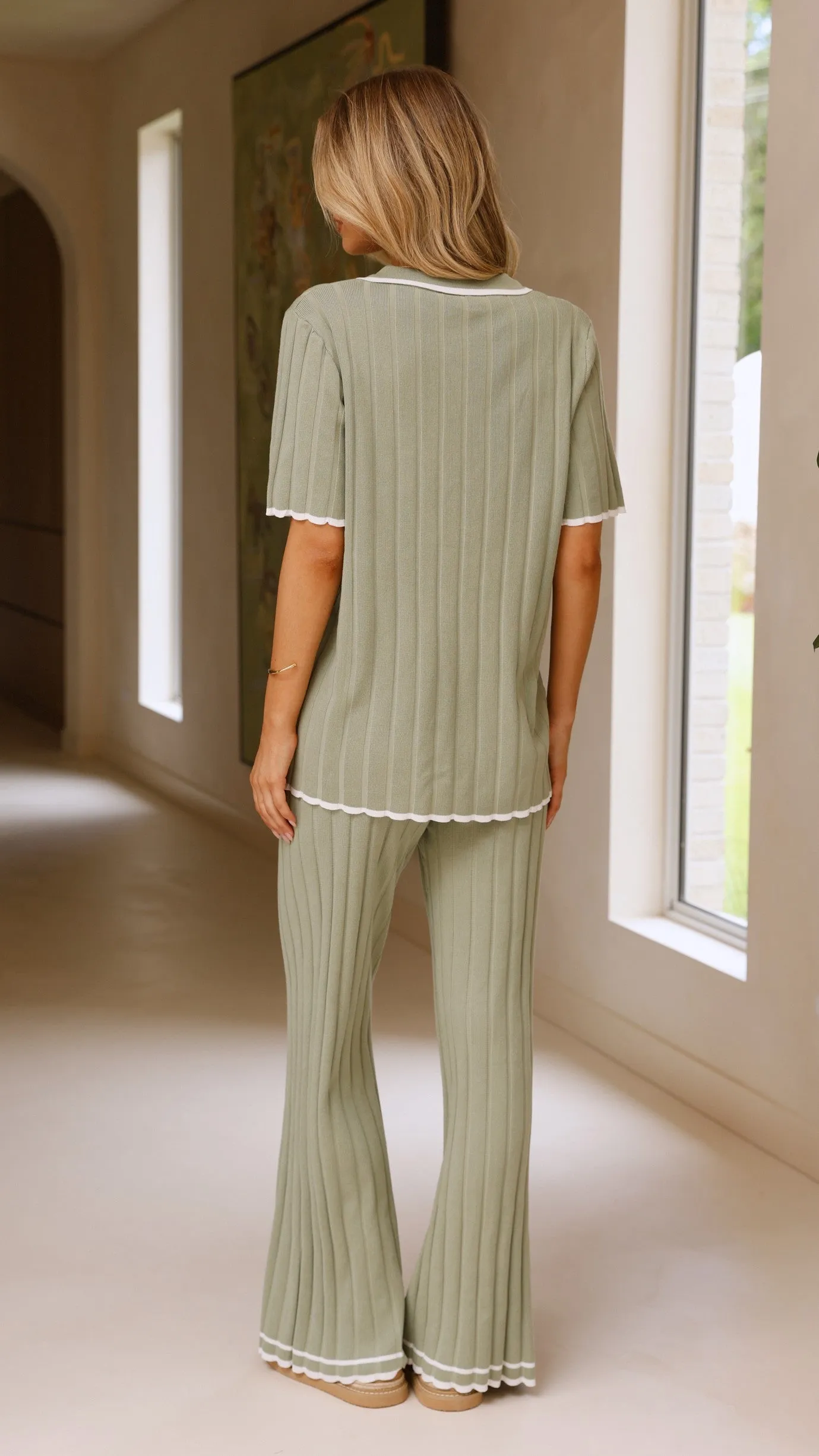 Shaylie Button Up Shirt - Sage sold by Billy J product image thumbnail 2