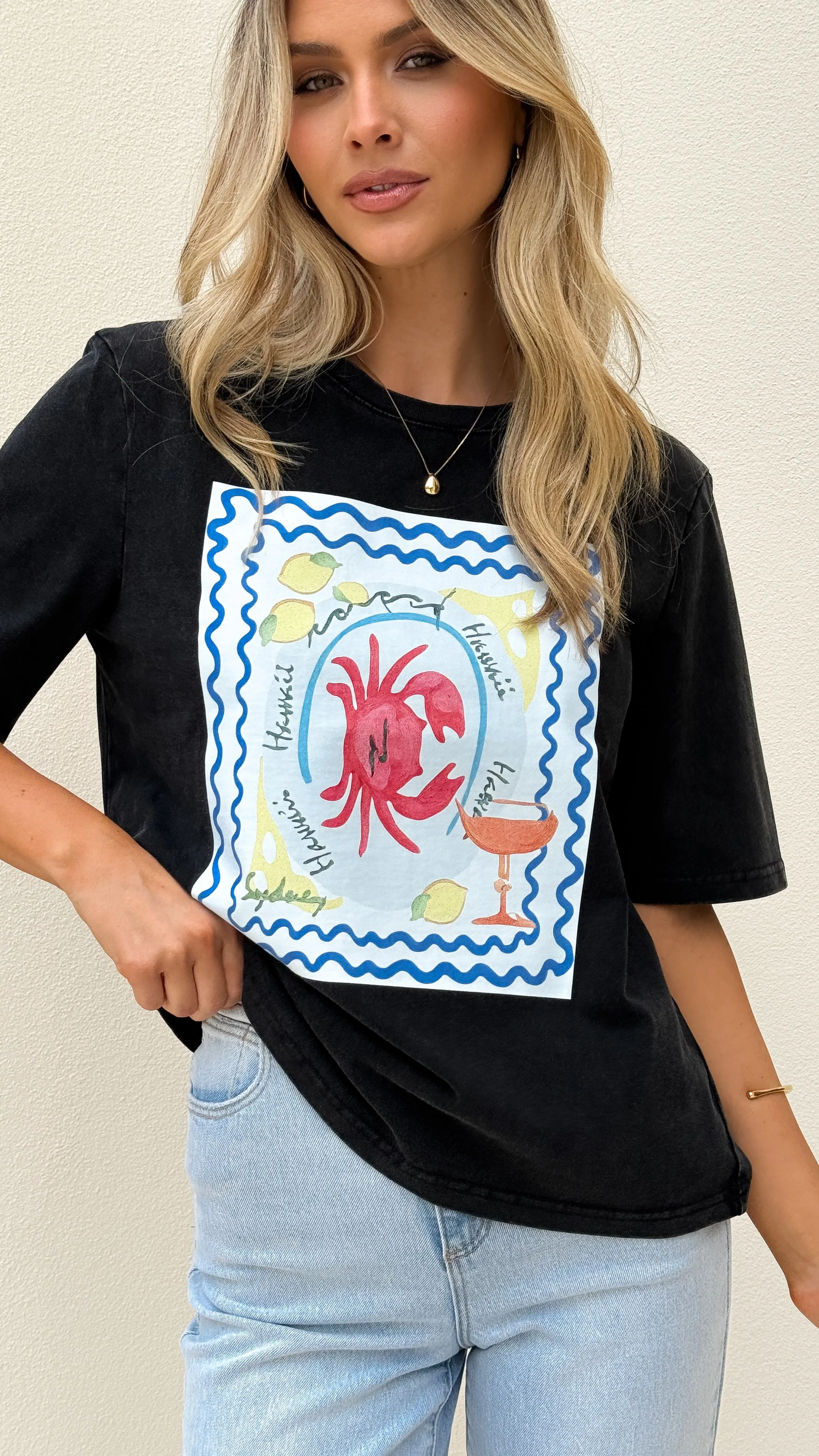 Tropic Tee - Black sold by Billy J product image thumbnail 4