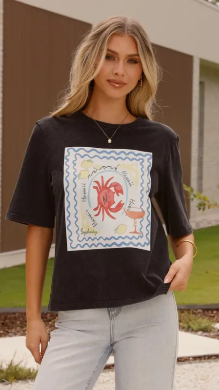 Tropic Tee - Black sold by Billy J