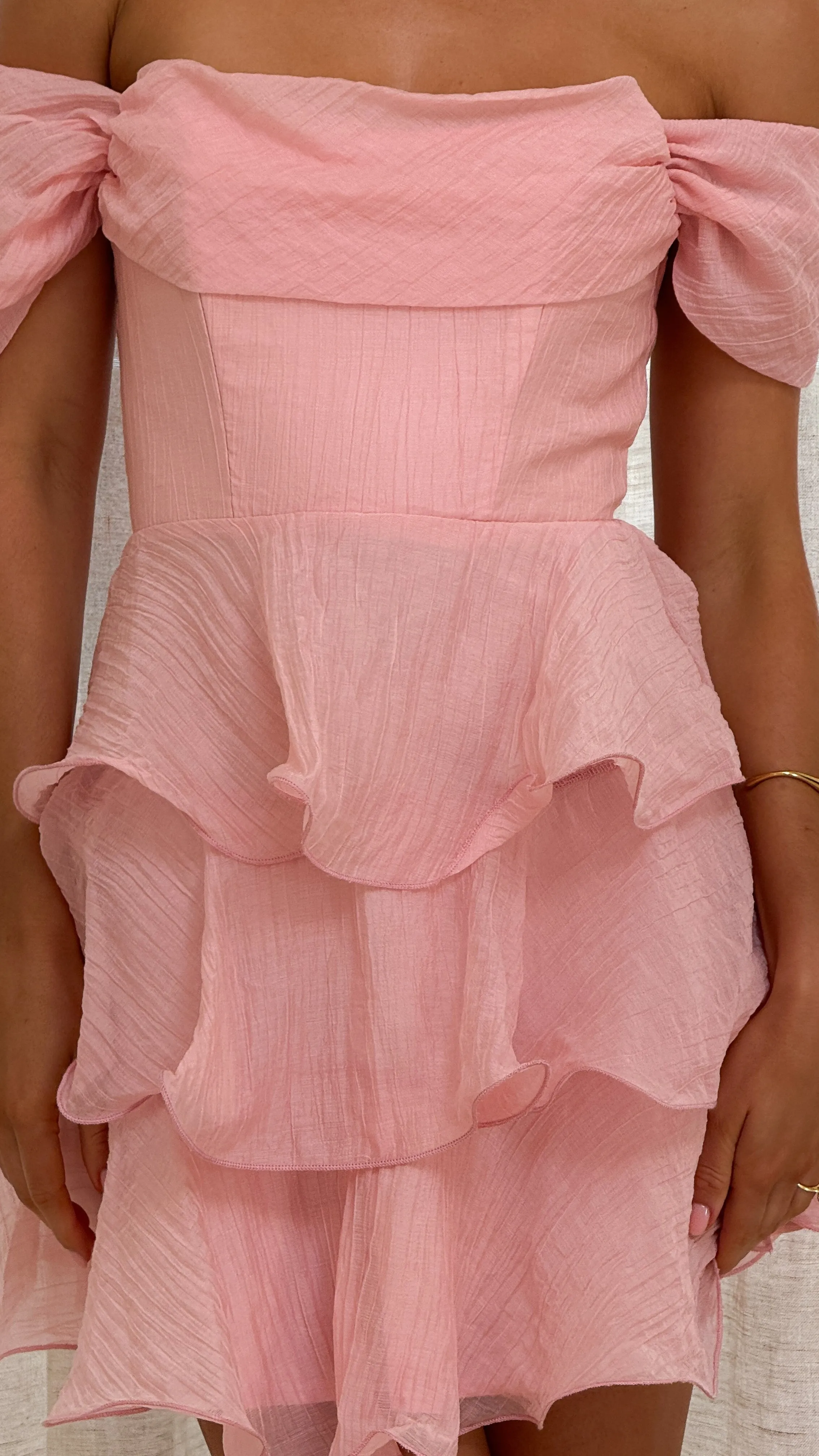 Lanelle Mini Dress - Pink sold by Billy J product image thumbnail 3