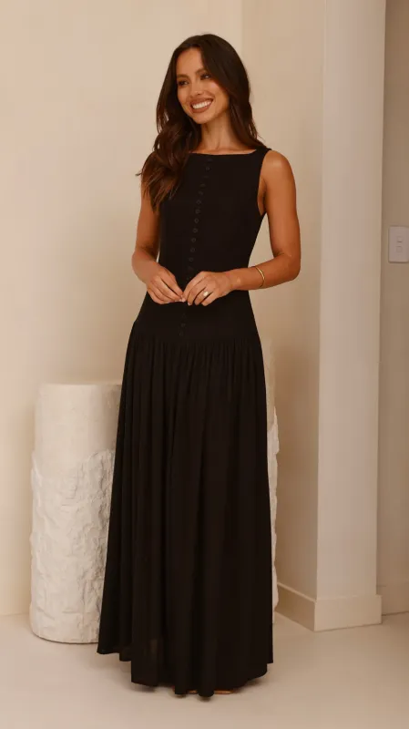 Kora Maxi Dress - Black sold by Billy J