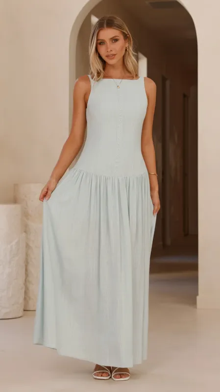 Kora Maxi Dress - Blue sold by Billy J