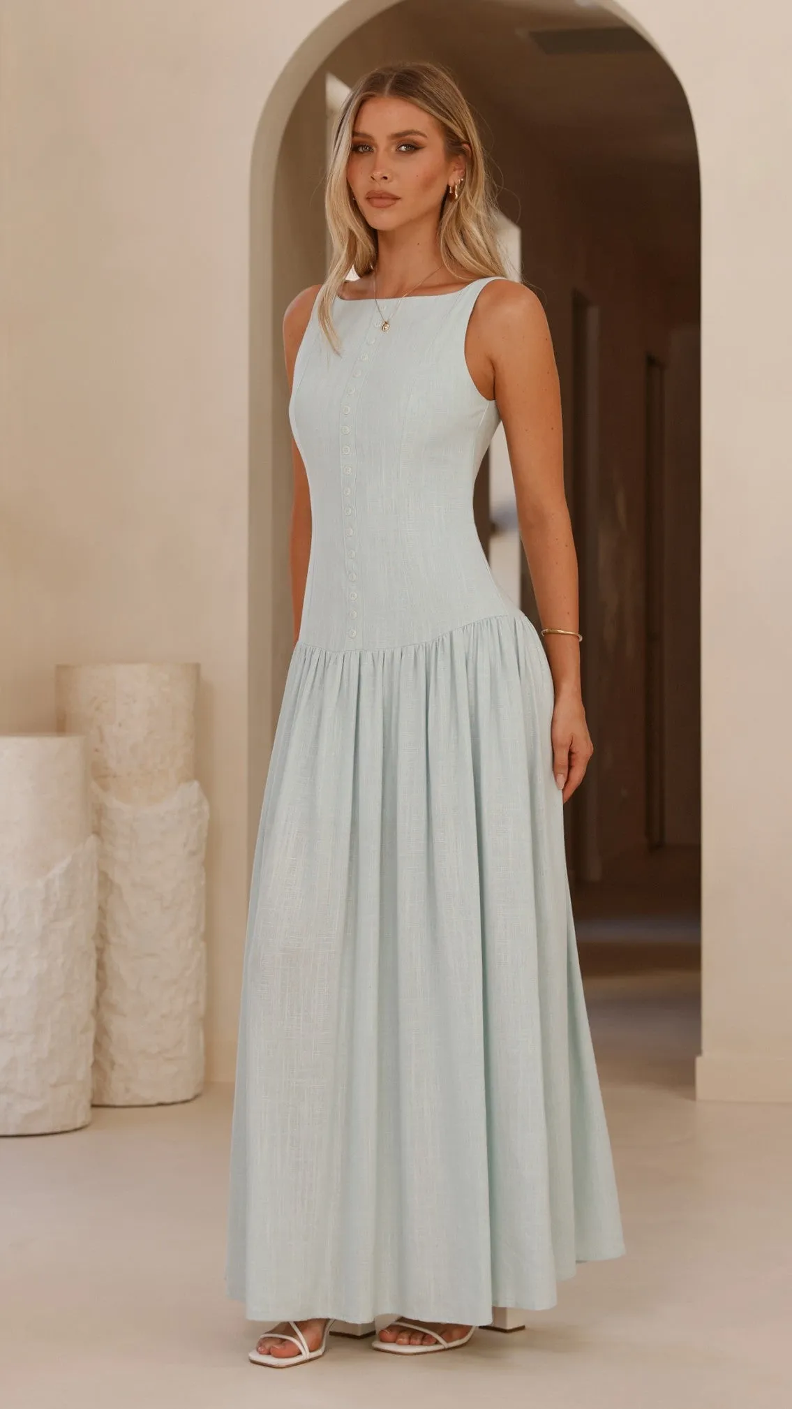 Kora Maxi Dress - Blue sold by Billy J product image thumbnail 4