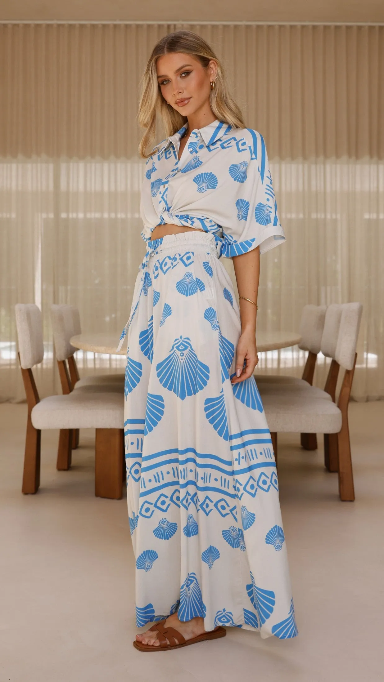 Daley Button Up Shirt - Sea Shell sold by Billy J product image thumbnail 5