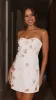Capella Mini Dress - White Flower sold by Billy J