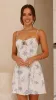 Breeze Mini Dress - Blue Floral sold by Billy J
