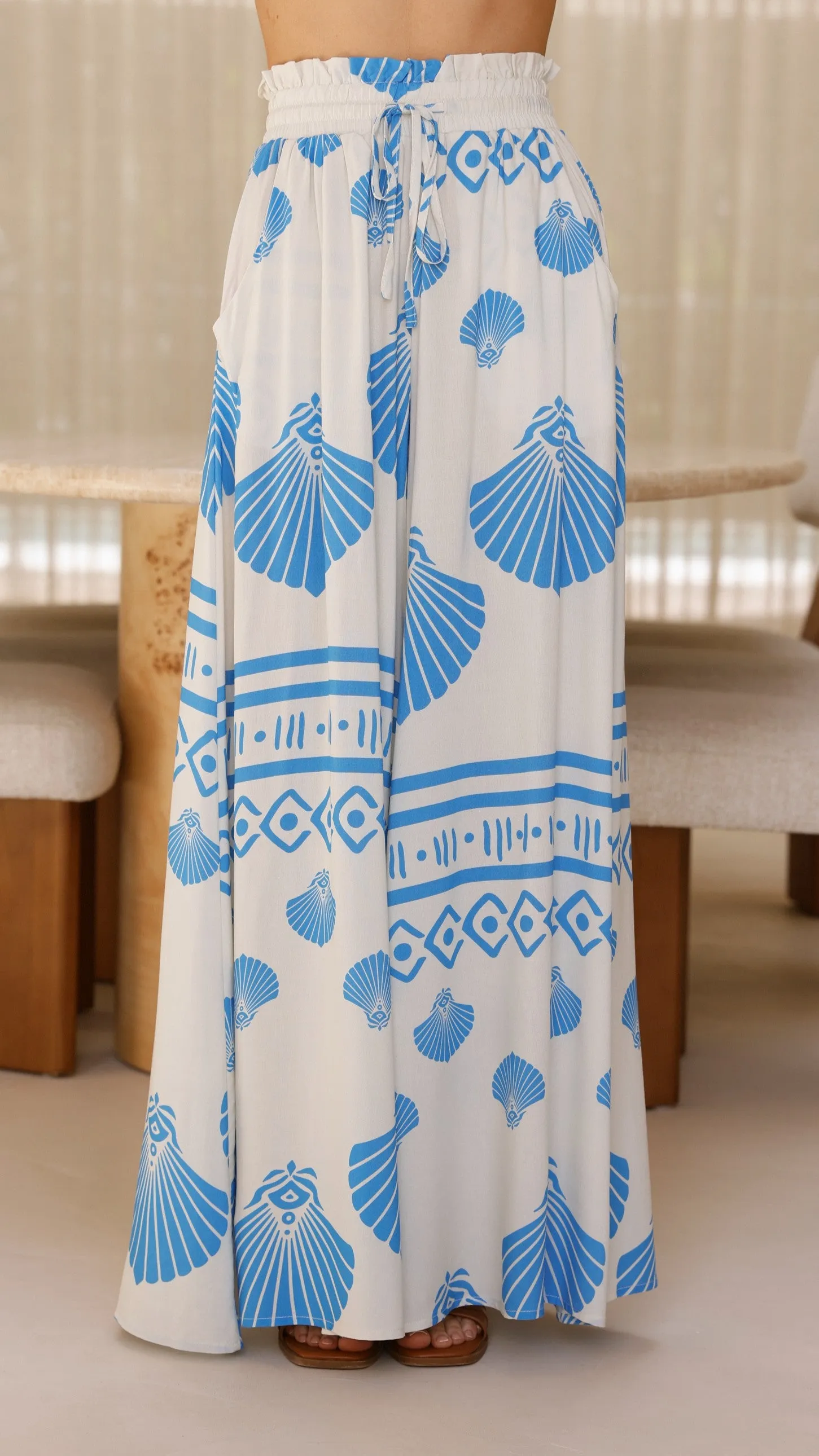 Avery Wide Leg Pants - Sea Shell sold by Billy J product image thumbnail 3