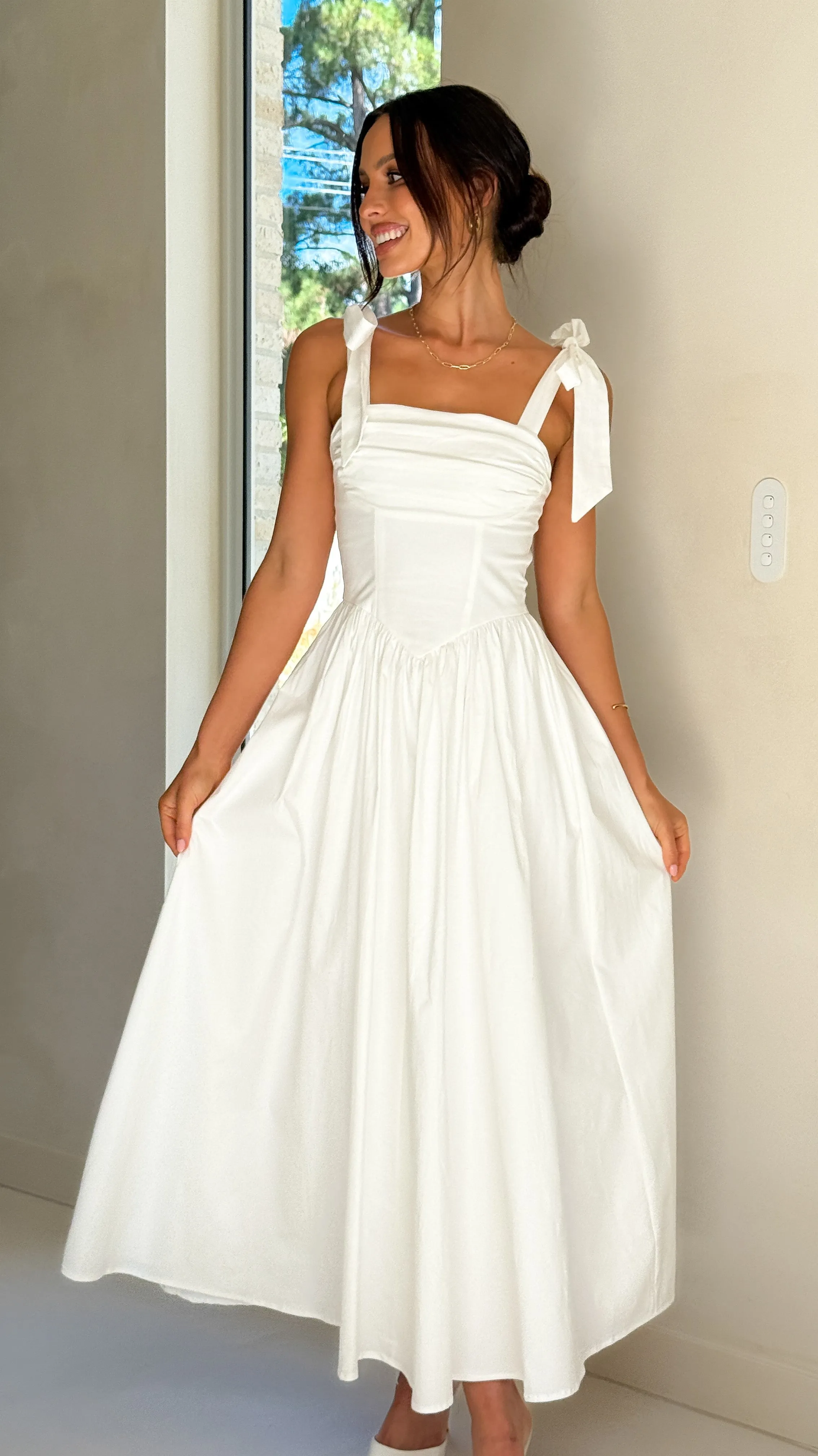Haisley Maxi Dress - White sold by Billy J product image thumbnail 3