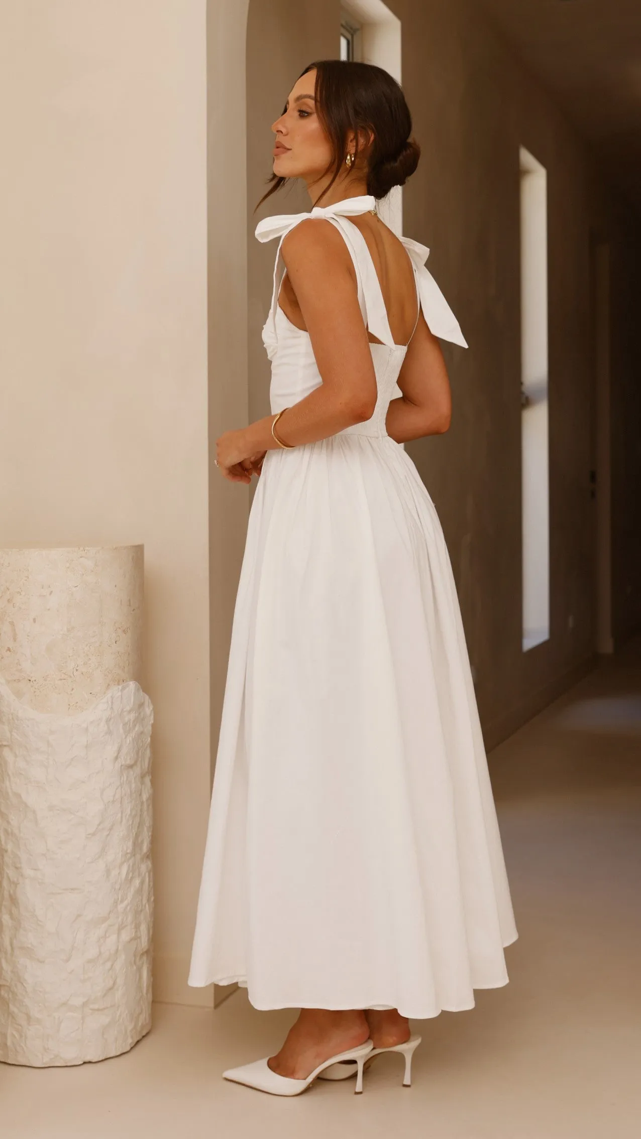 Haisley Maxi Dress - White sold by Billy J product image thumbnail 2