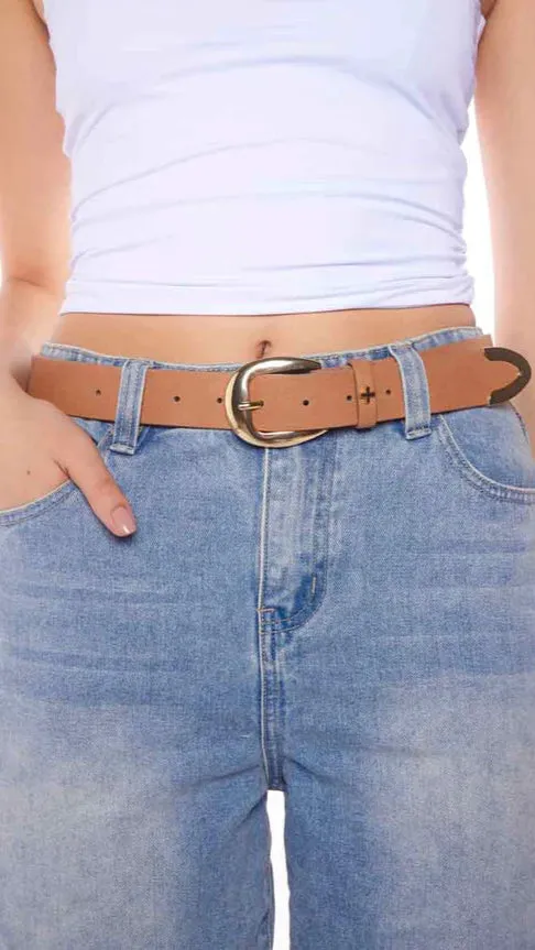Marissa Belt - Tan PU sold by Billy J