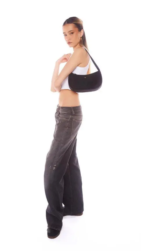 Dixiee Shoulder Bag - Black Suede sold by Billy J product image thumbnail 3