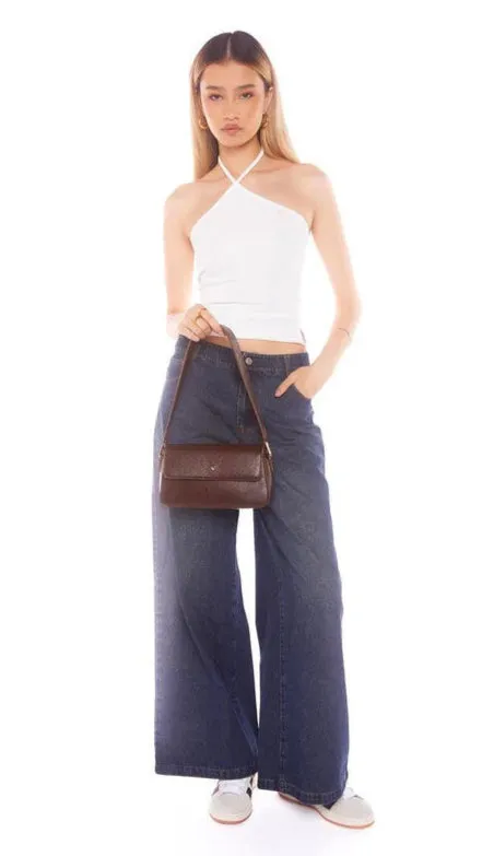 Jocelyn Shoulder Bag - Choc PU sold by Billy J product image thumbnail 3