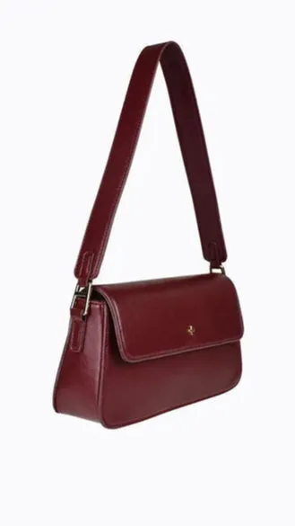 Jocelyn Shoulder Bag - Burgundy PU sold by Billy J product image thumbnail 5
