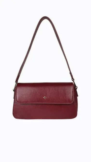 Jocelyn Shoulder Bag - Burgundy PU sold by Billy J product image thumbnail 4