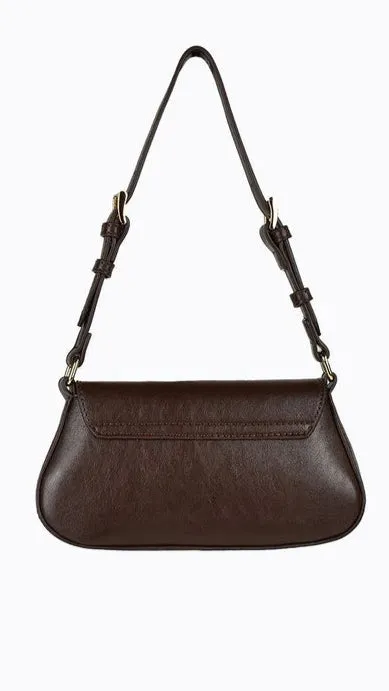 Nikki Shoulder Bag - Choc Crinkle sold by Billy J product image thumbnail 4