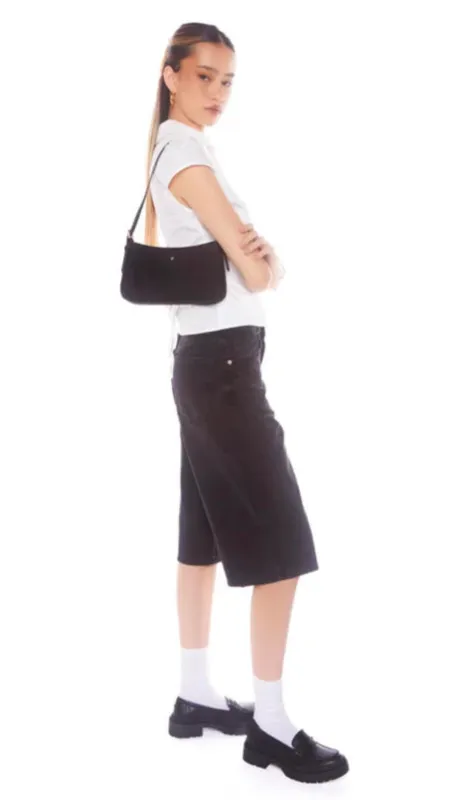 Lilu Shoulder Bag - Black Suede sold by Billy J