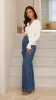 Lyra Long Sleeve Ribbed Top - White sold by Billy J